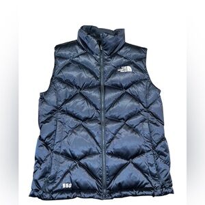 The North Face 550 Down Quilted A-Line Puffer Vest - Black - Women's M.